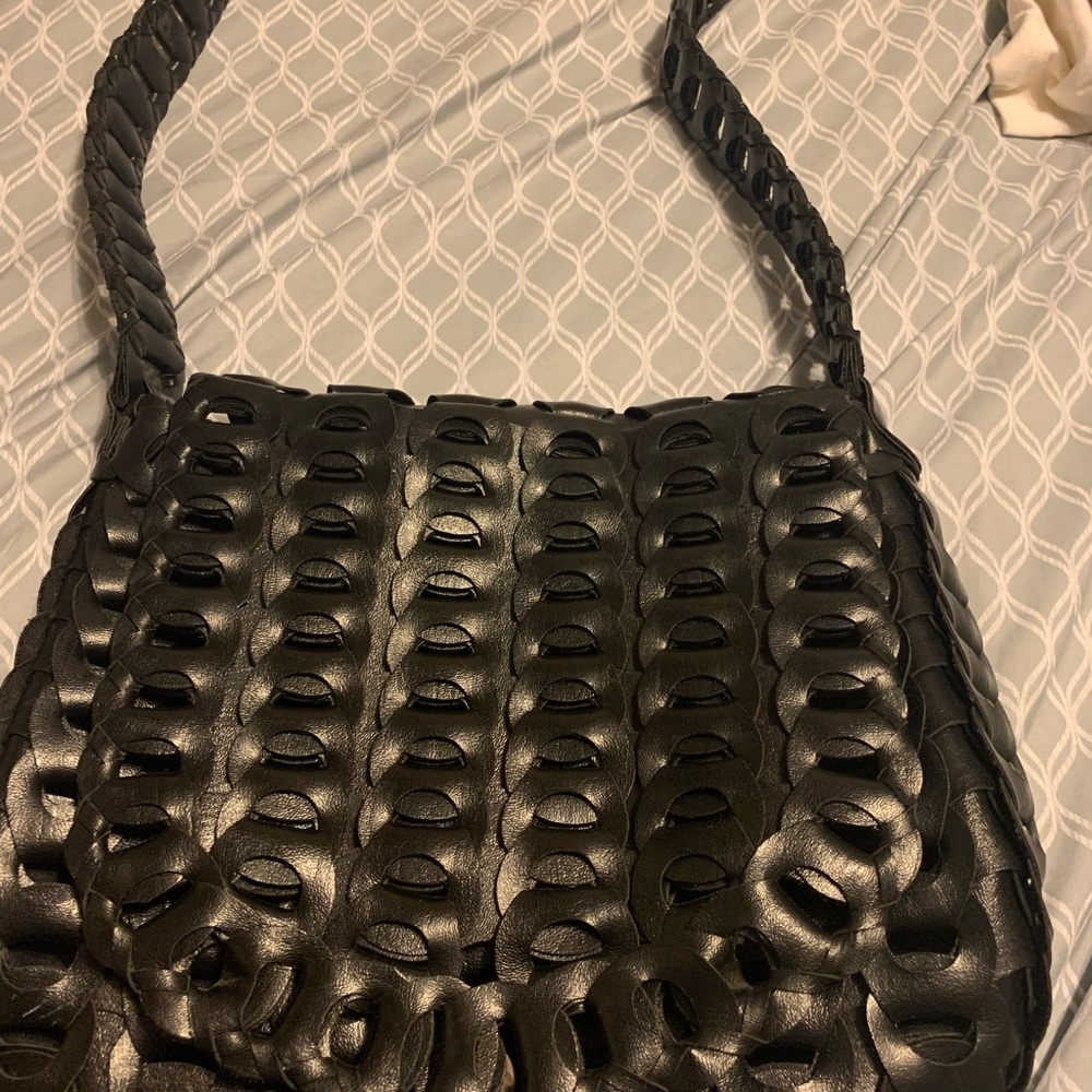 Black Woven Purse